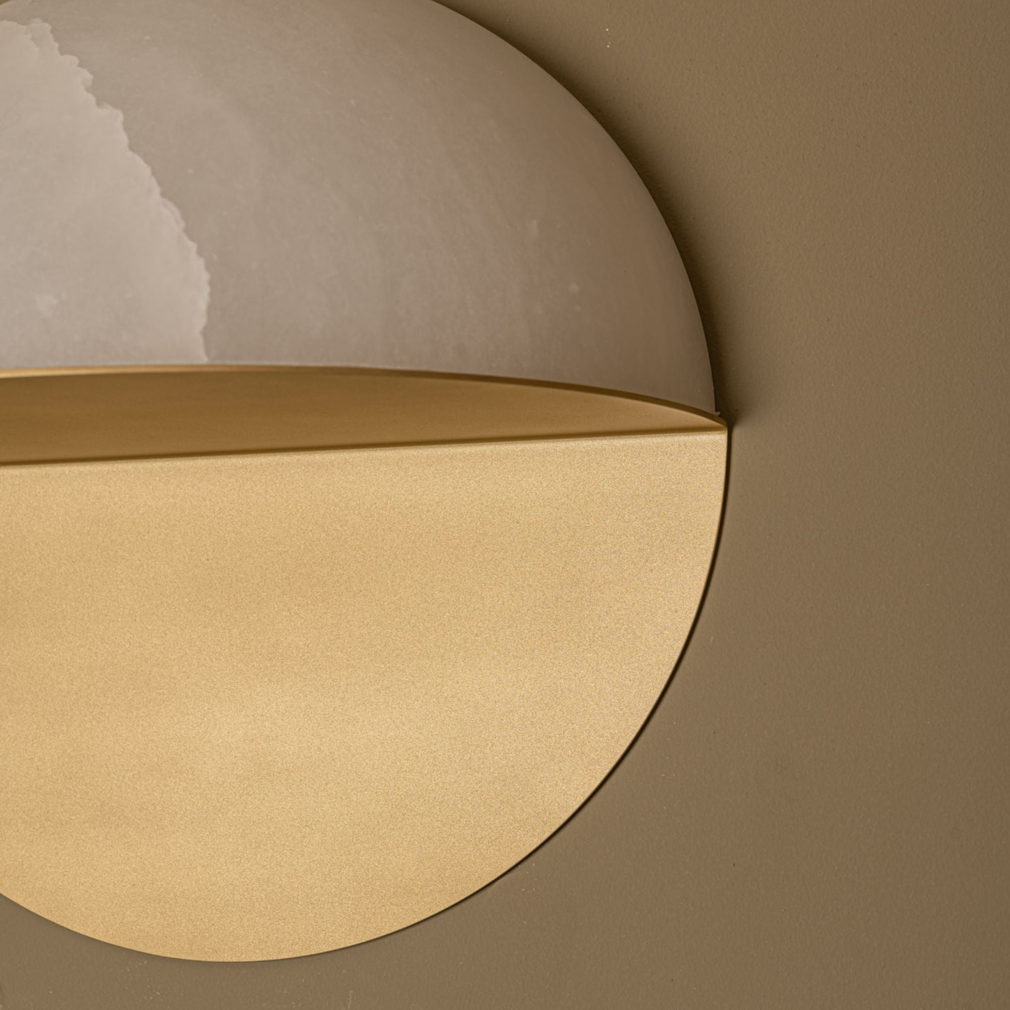 Luno Brass Wall Light
