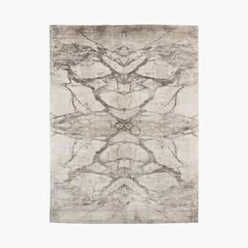 Mirror Match Marble Rug-neutrals