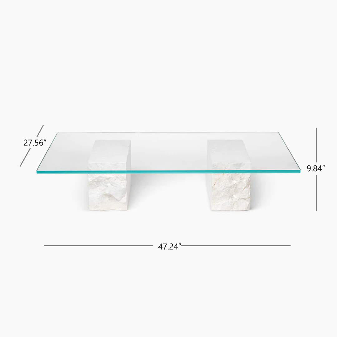 Mineral Coffee Marble Base Table