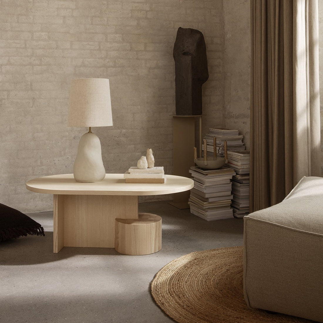Insert Coffee Table - Natural Ash