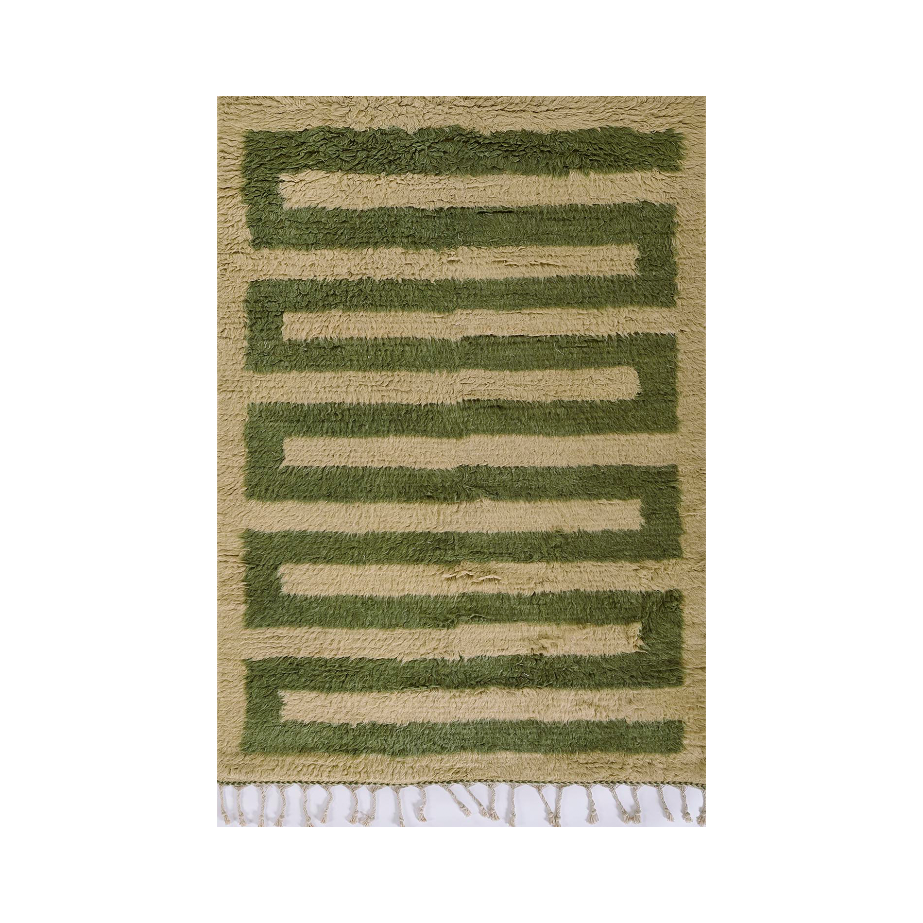 Neo Moroccan-1 Green Rug