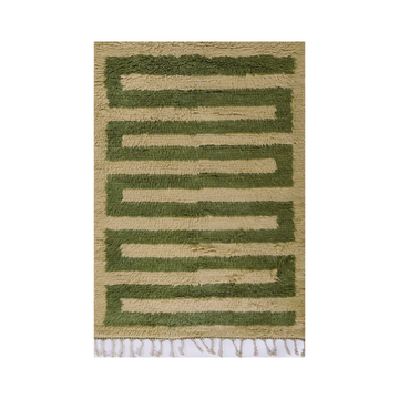 Neo Moroccan-1 Green Rug