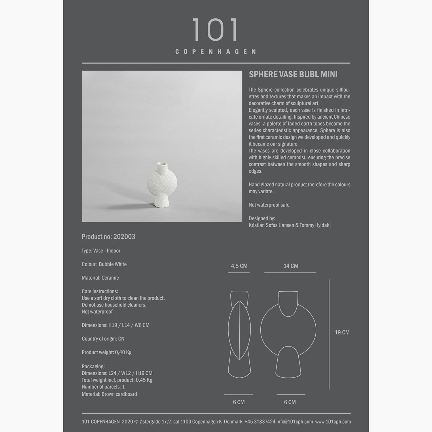 Sphere Vase Bubl - Mini