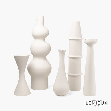 Lemieux Et Cie Overscale Vases-matte White
