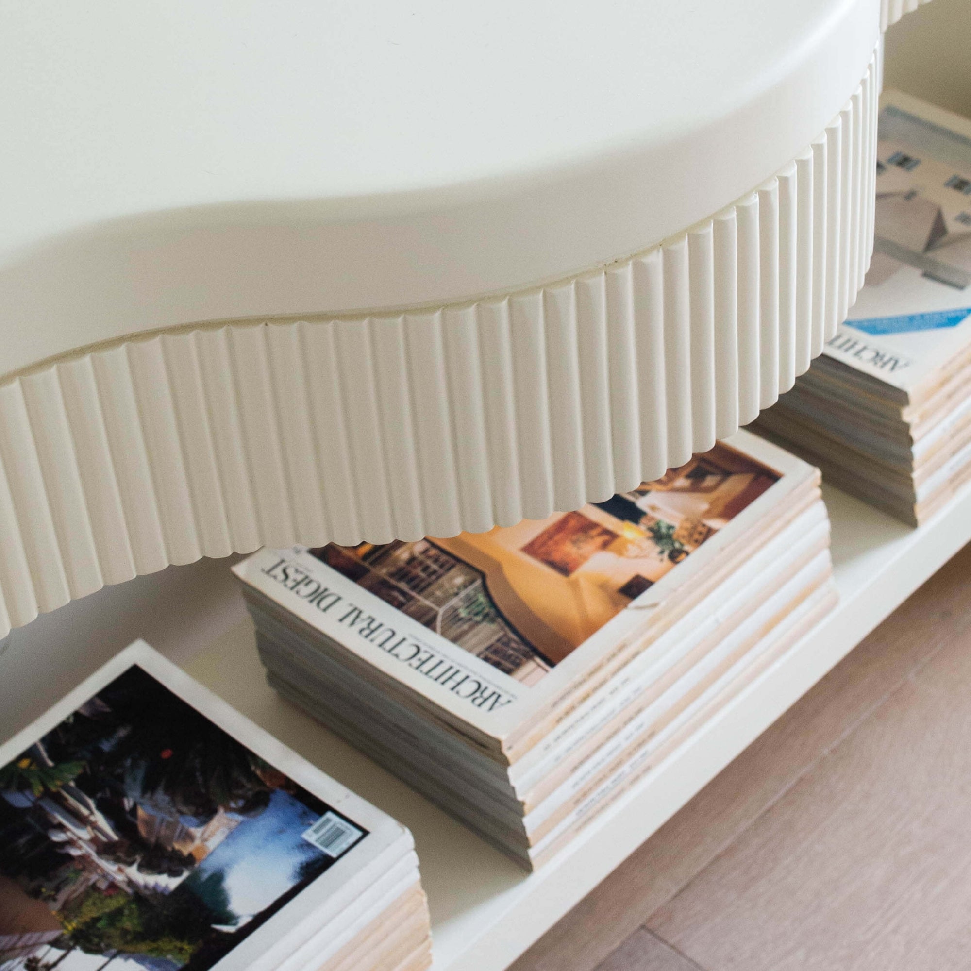 Onda Console Table - Cream