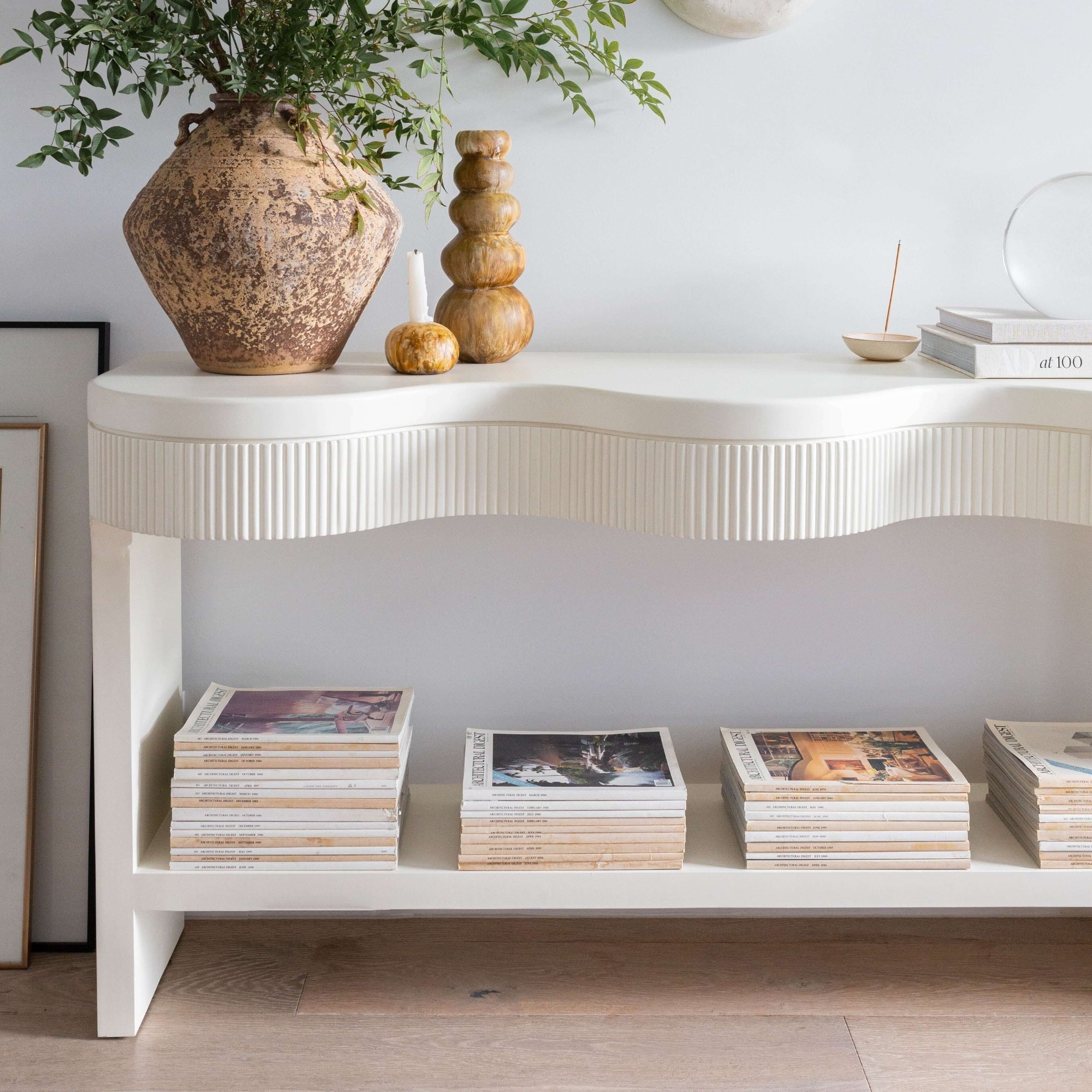 Onda Console Table - Cream