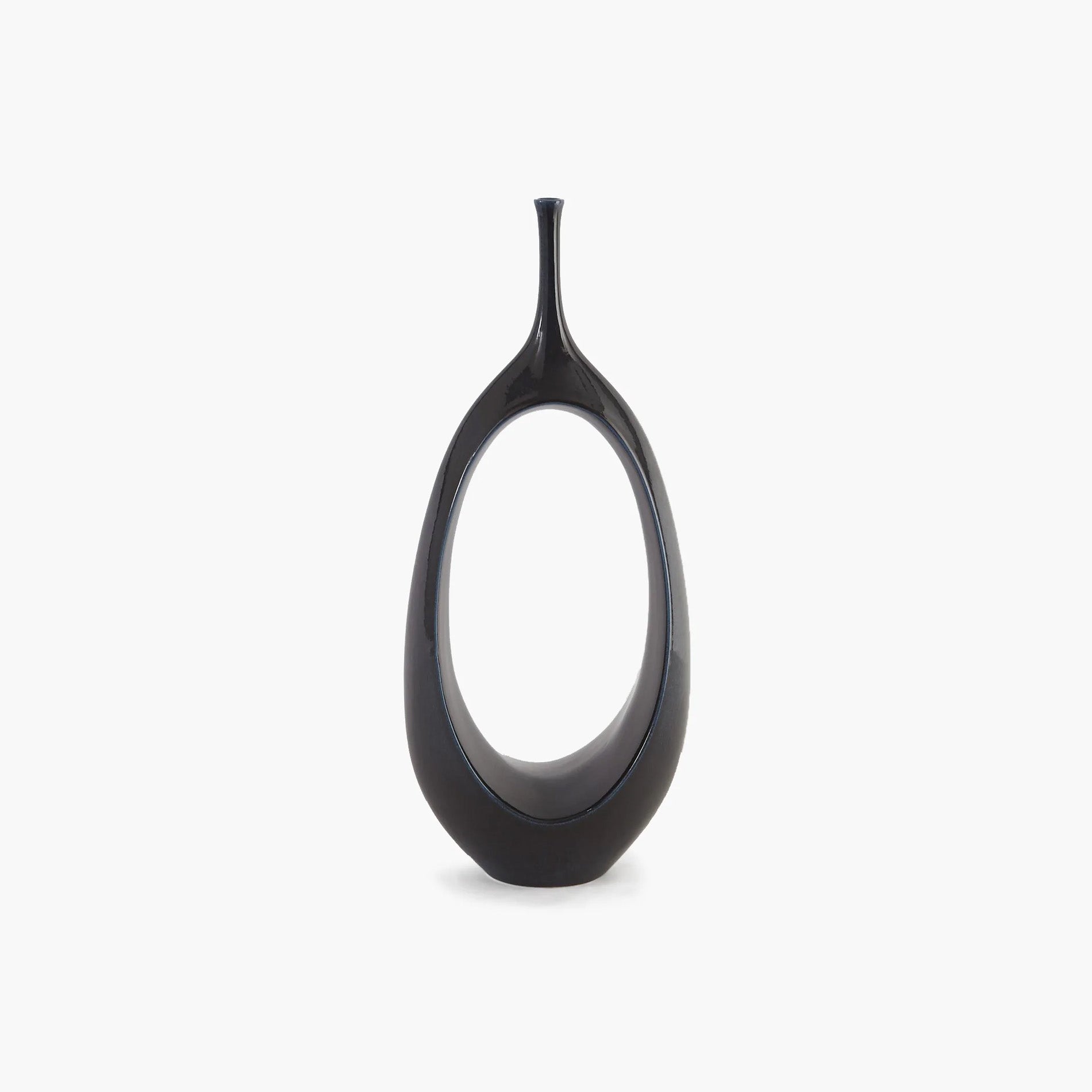 Open Oval Ring Vase-celestial
