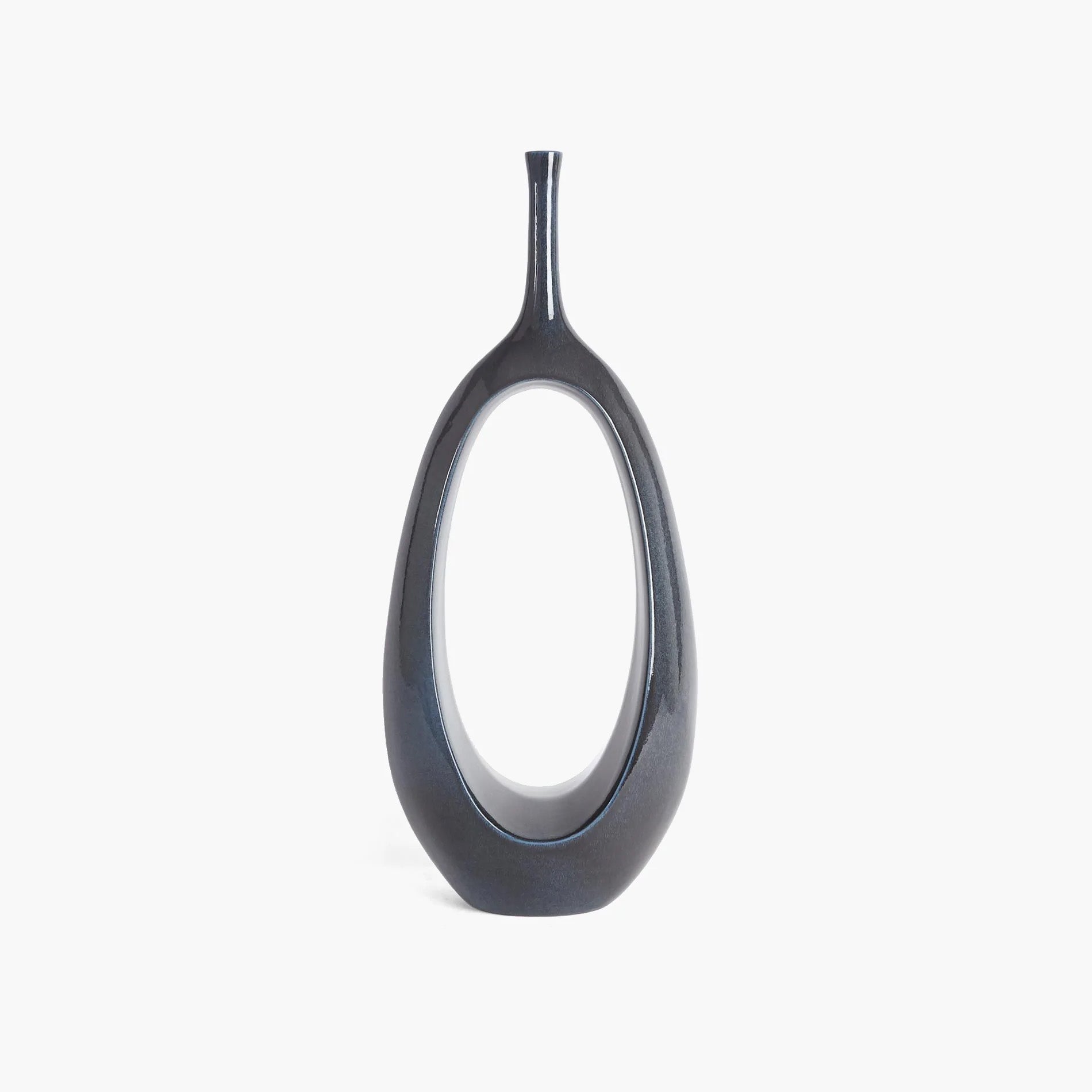 Open Oval Ring Vase-celestial