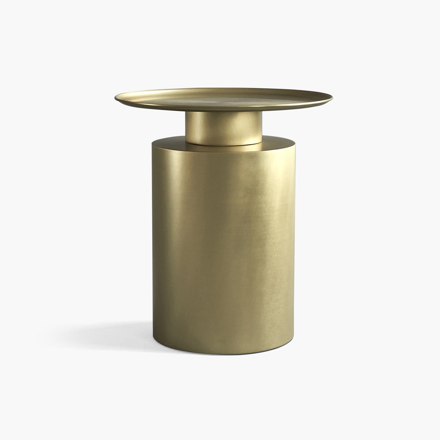 Pillar Side Table - Tall - Brass Antique - Open Box