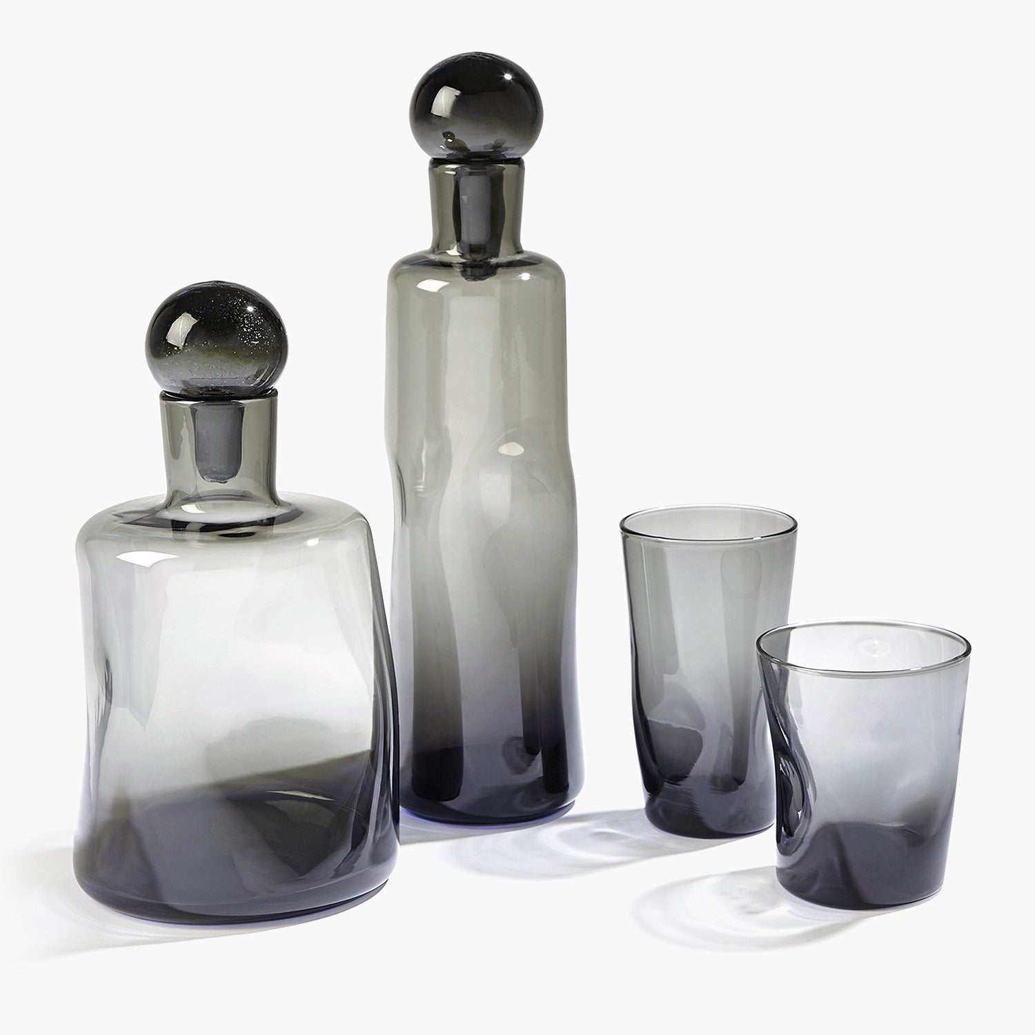 Pinched Decanters-grey