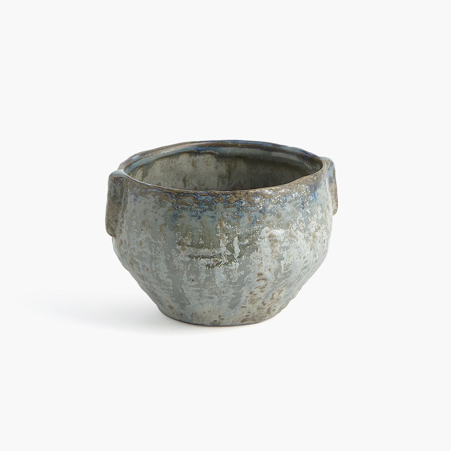 Pinch Pot Planter-reactive Seafoam