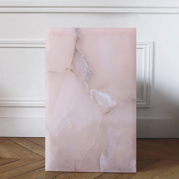 Pink Onyx Plinth Table