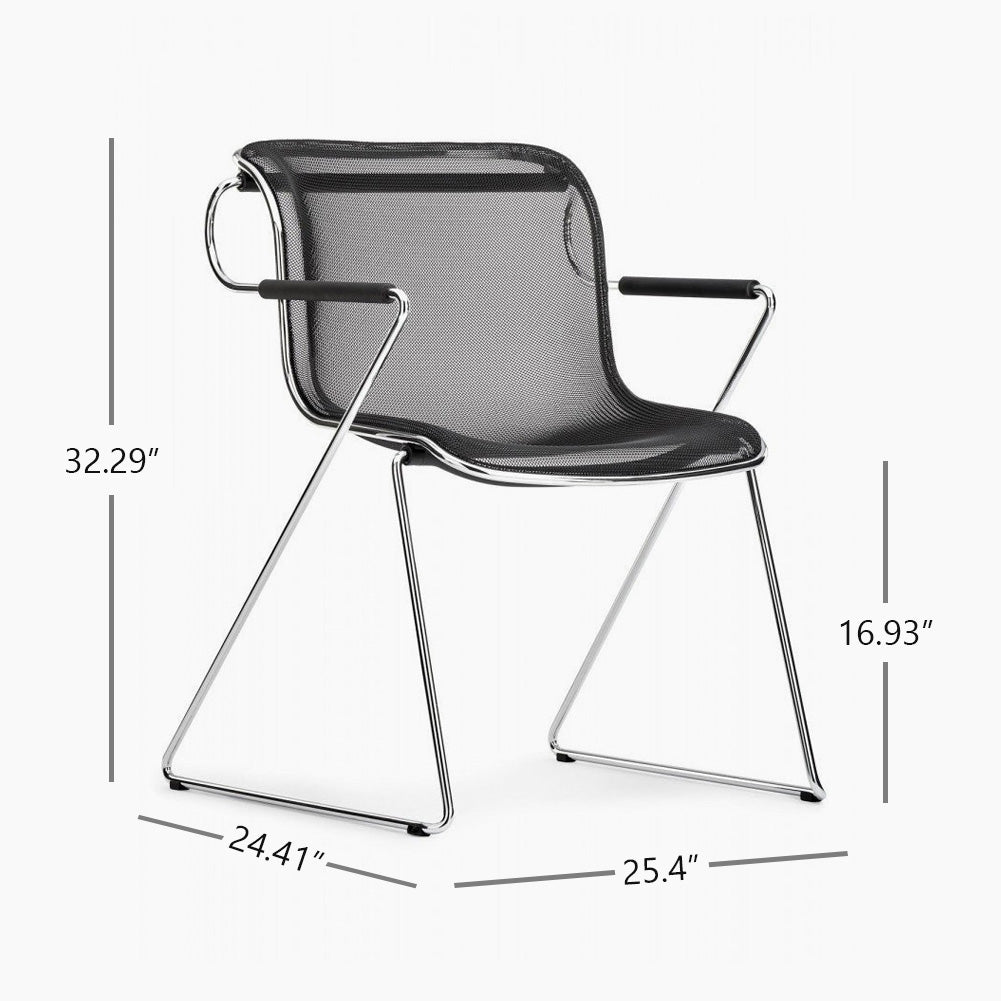 Penelope Armchair, Black - Open Box