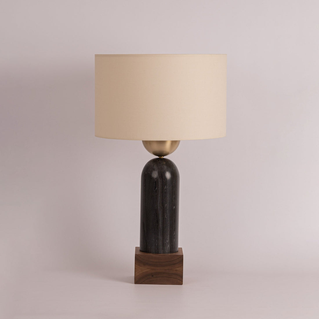 Peona Kelo Black Marble Table Lamp