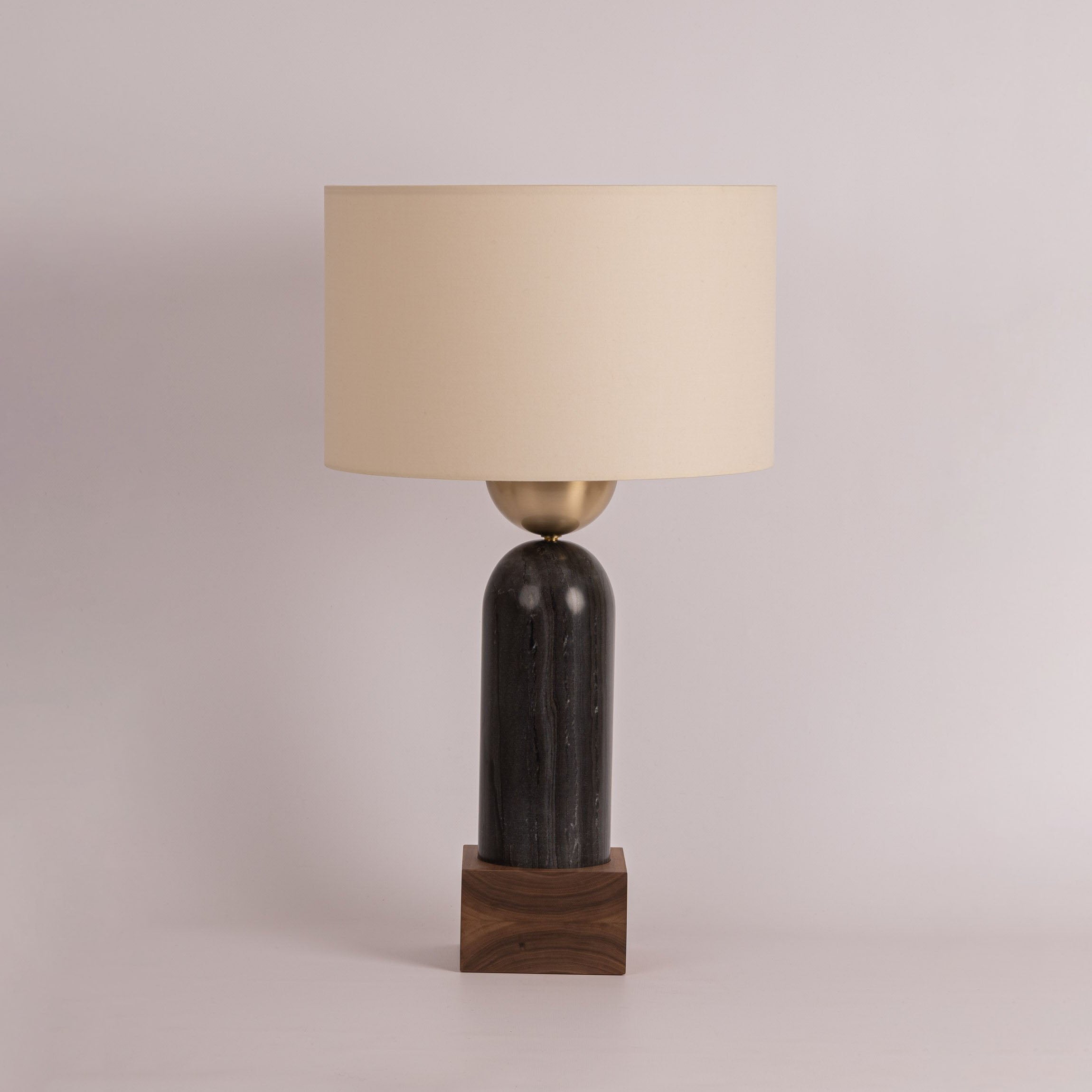 Peona Kelo Black Marble Table Lamp