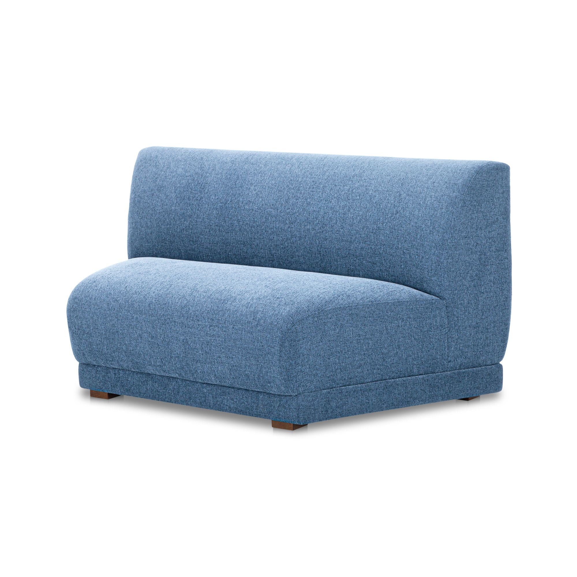 Phoebe Deep Blue Wedge Slipper Chair