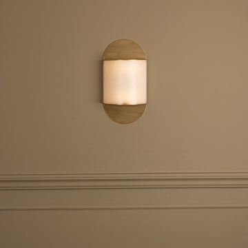 Pilolo Champagne Brass Wall Light