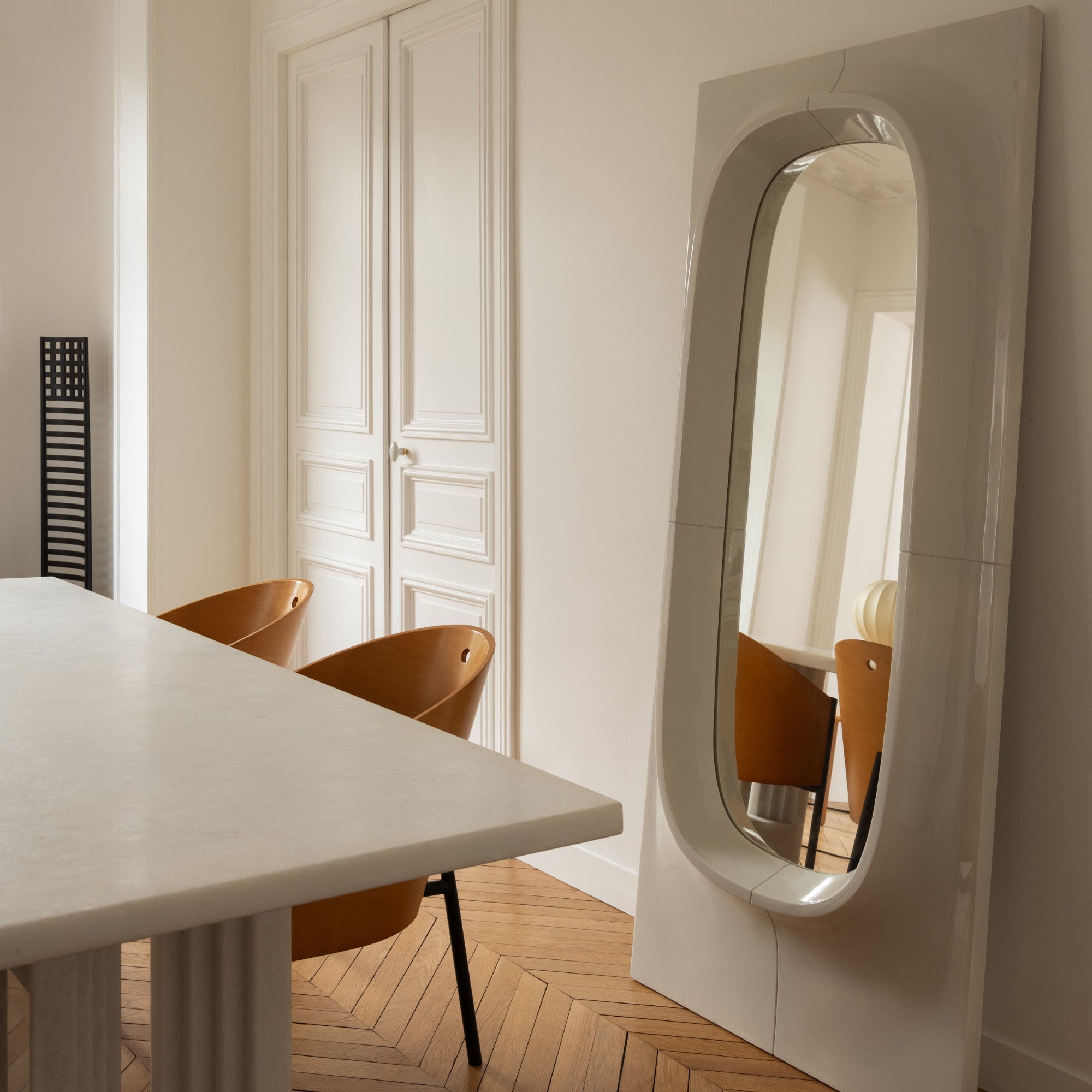 Porthole Mirror - Large - White