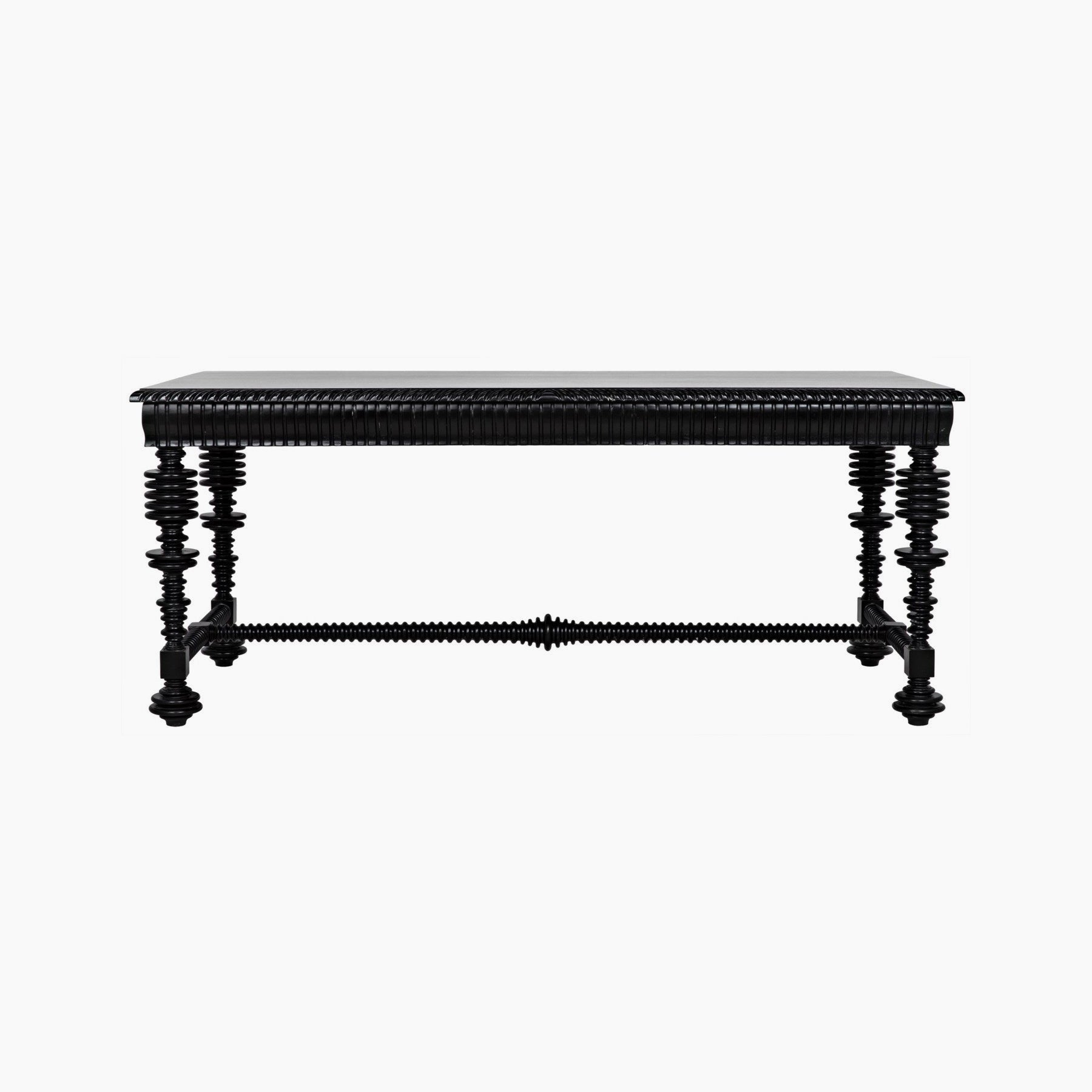 Margot Desk, Hand Rubbed Black