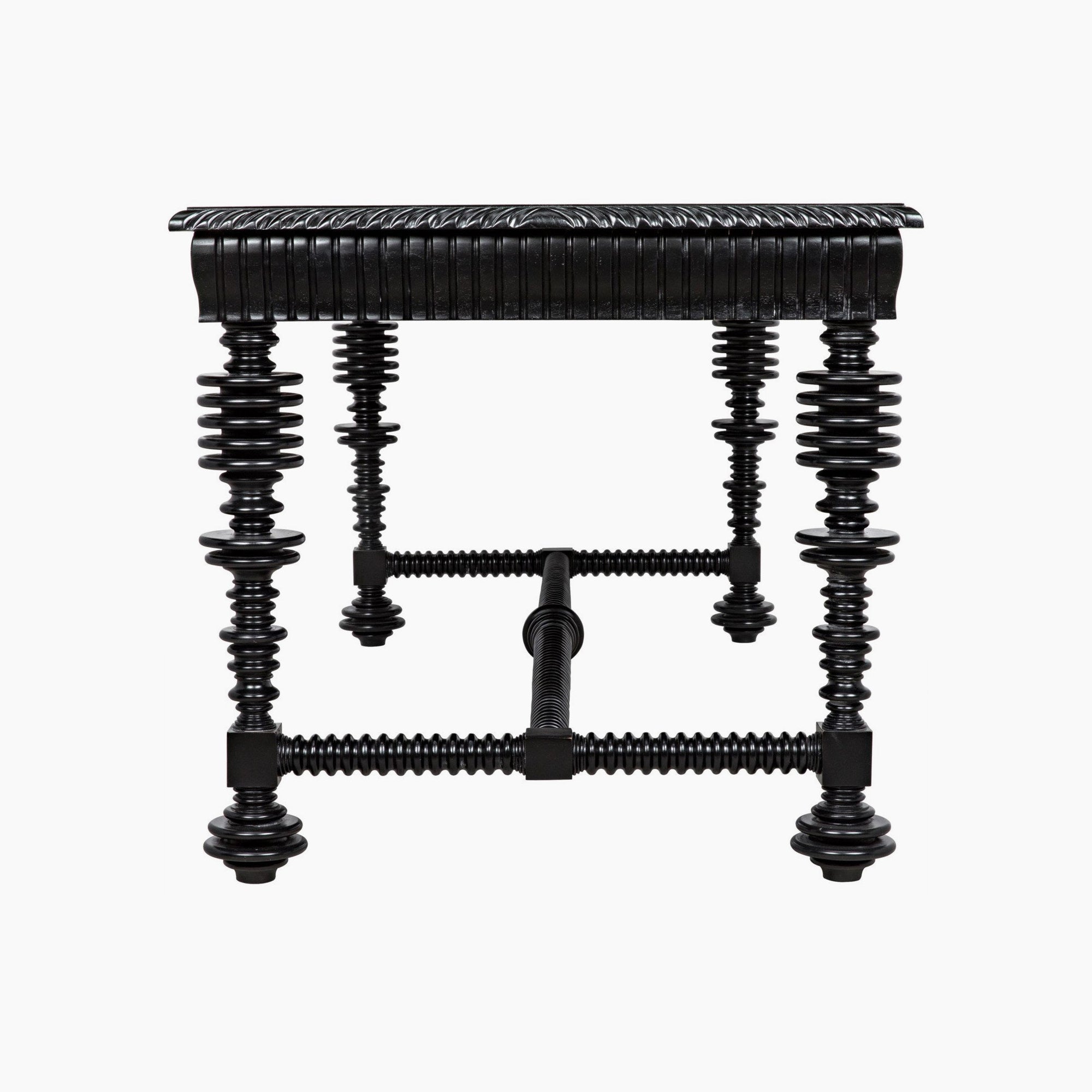 Margot Desk, Hand Rubbed Black