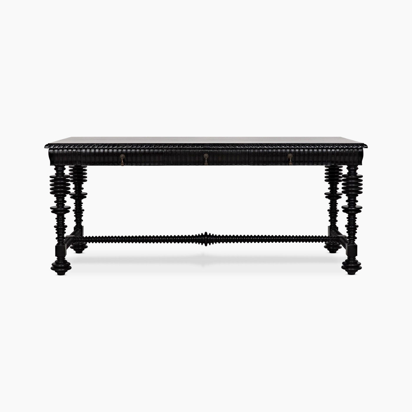 Margot Desk, Hand Rubbed Black