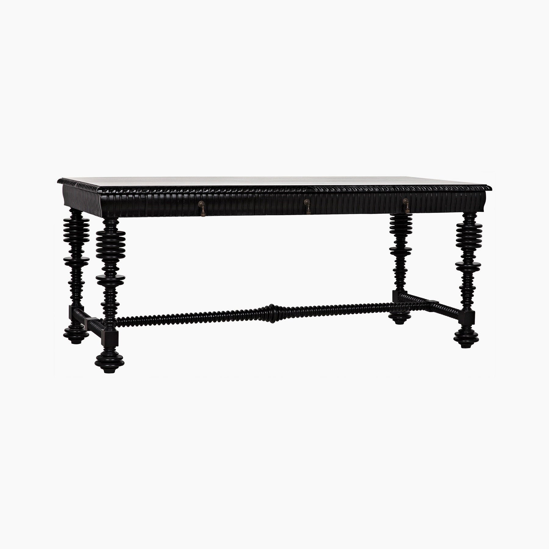 Margot Desk, Hand Rubbed Black