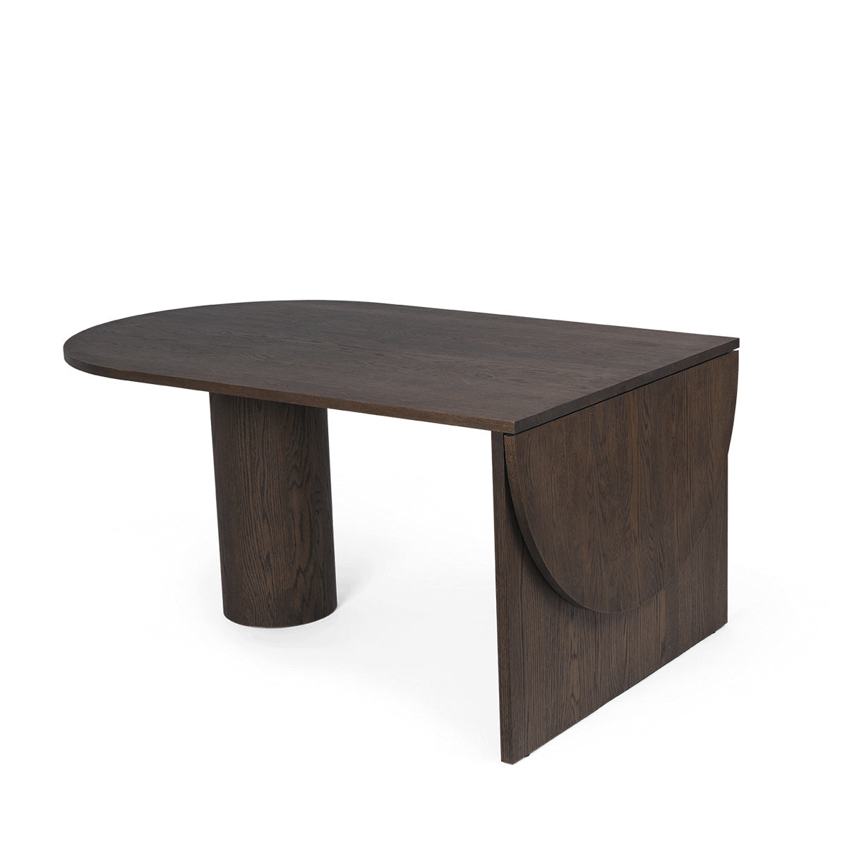 Pylo Dining Table - Dark Stained Oak - Open Box