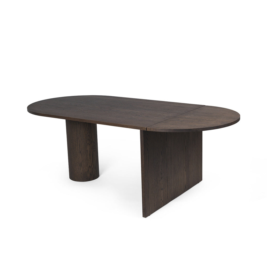 Pylo Dining Table - Dark Stained Oak - Open Box