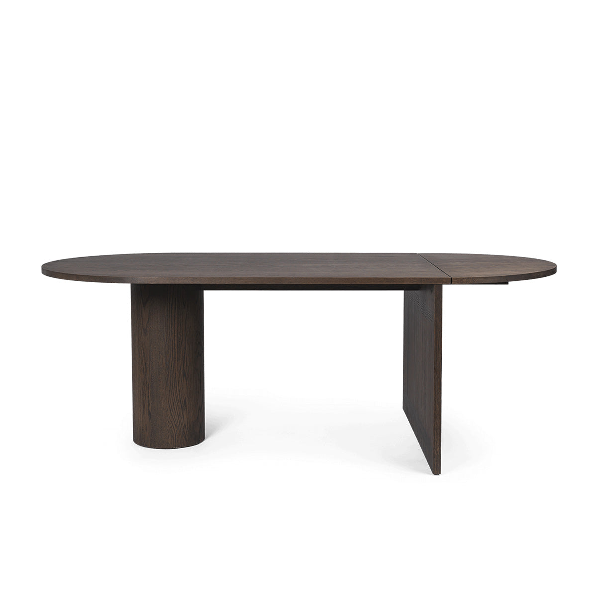 Pylo Dining Table - Dark Stained Oak - Open Box