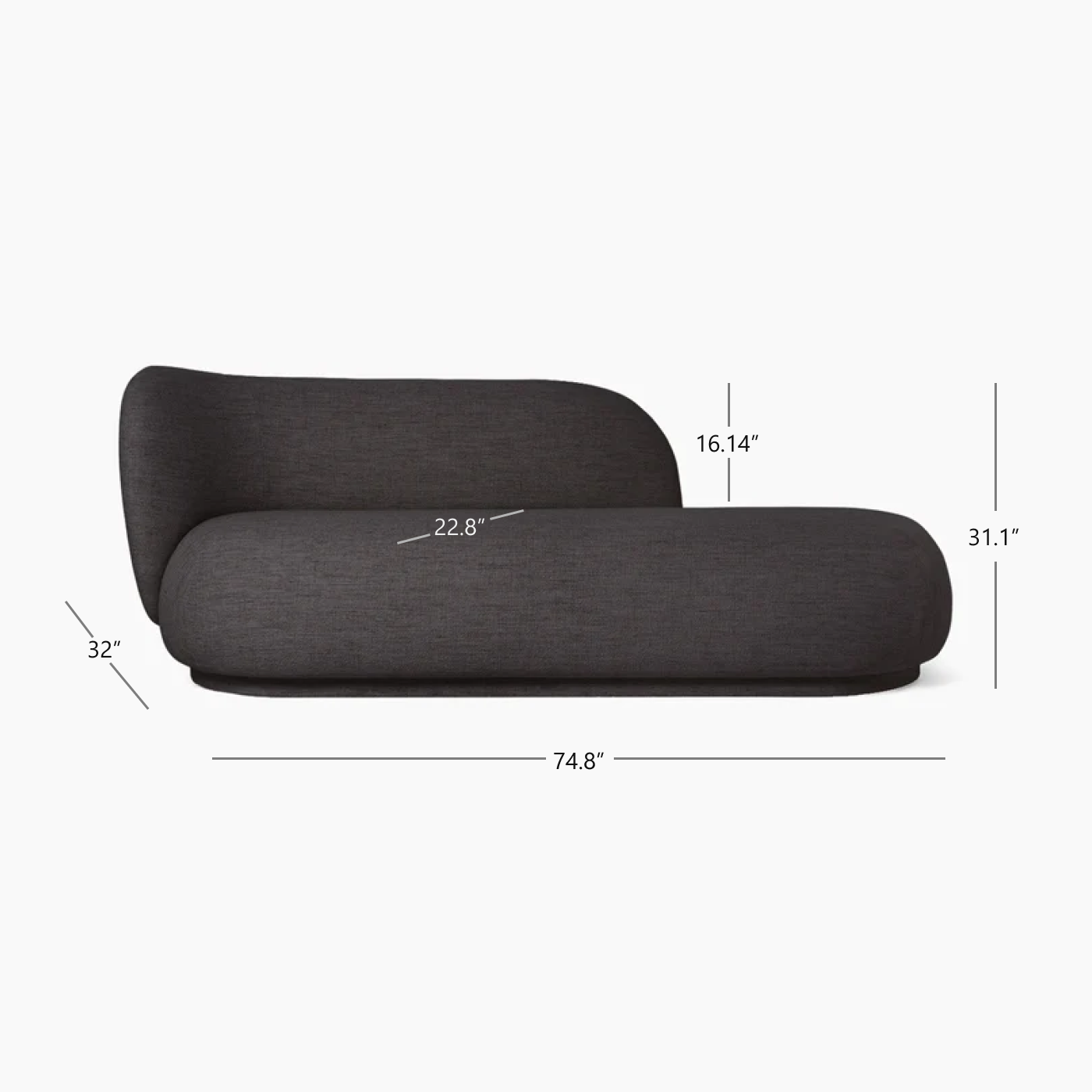 Rico Divan Sofa - Left Arm Facing