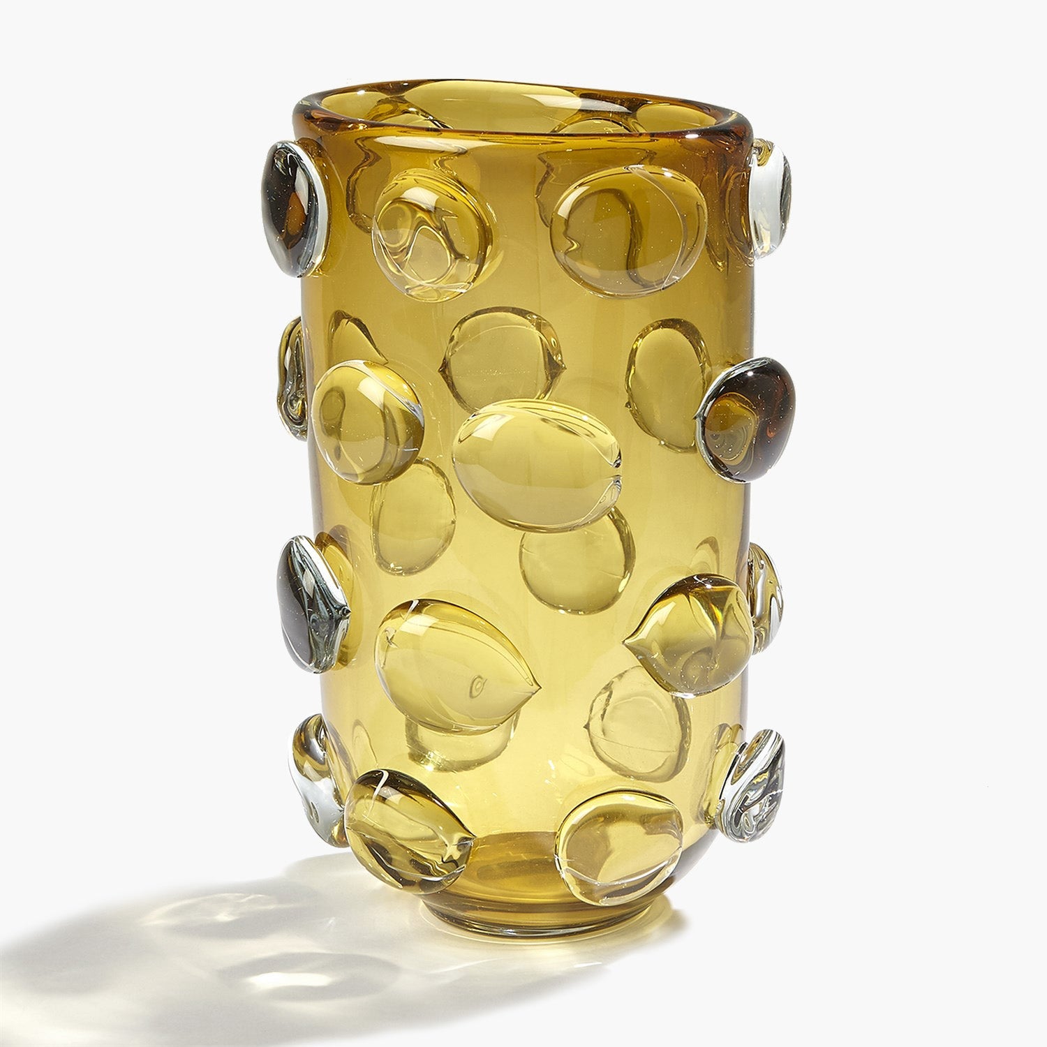 Rondelle Vases - Amber