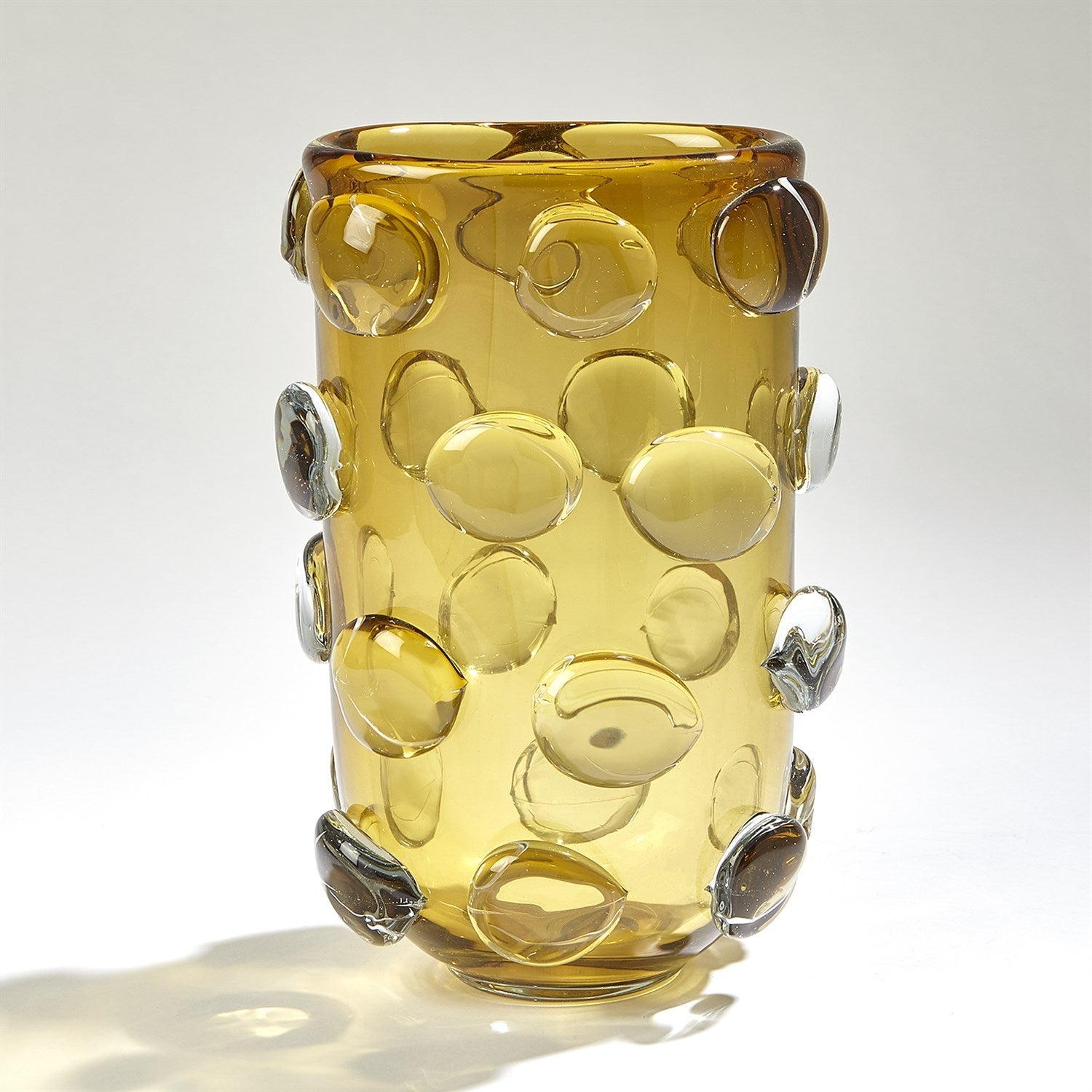Rondelle Vases - Amber