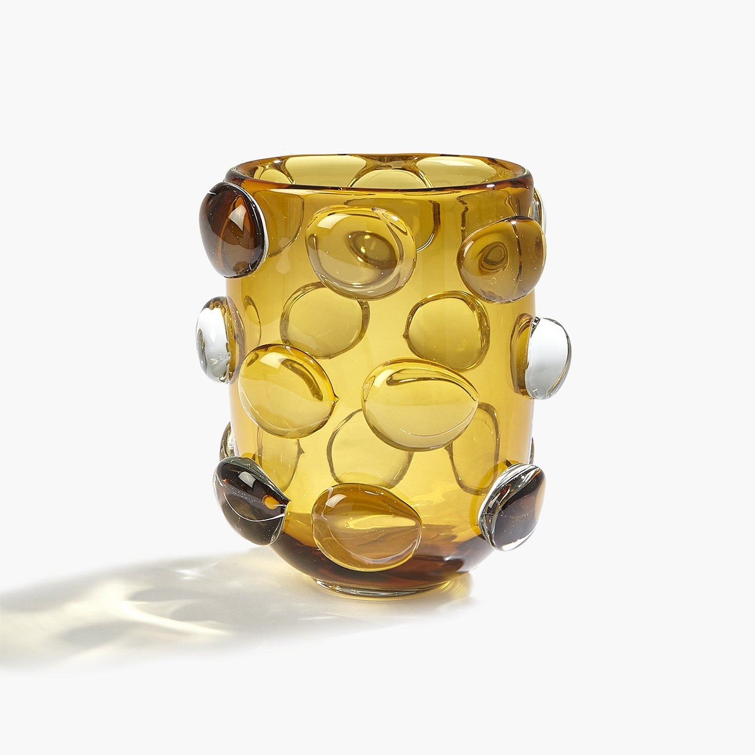 Rondelle Vases - Amber