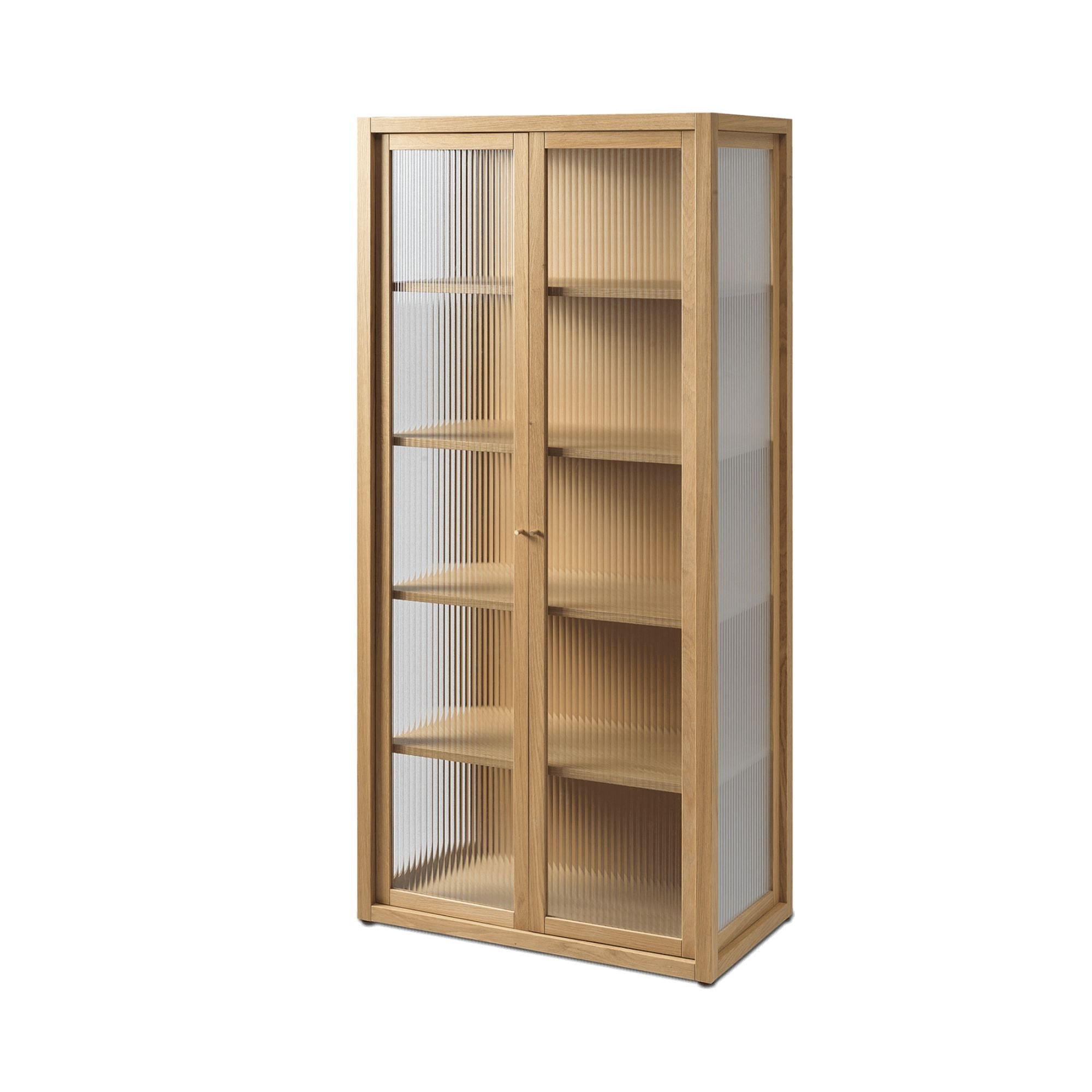 Reed Vitrine - Natural Oak