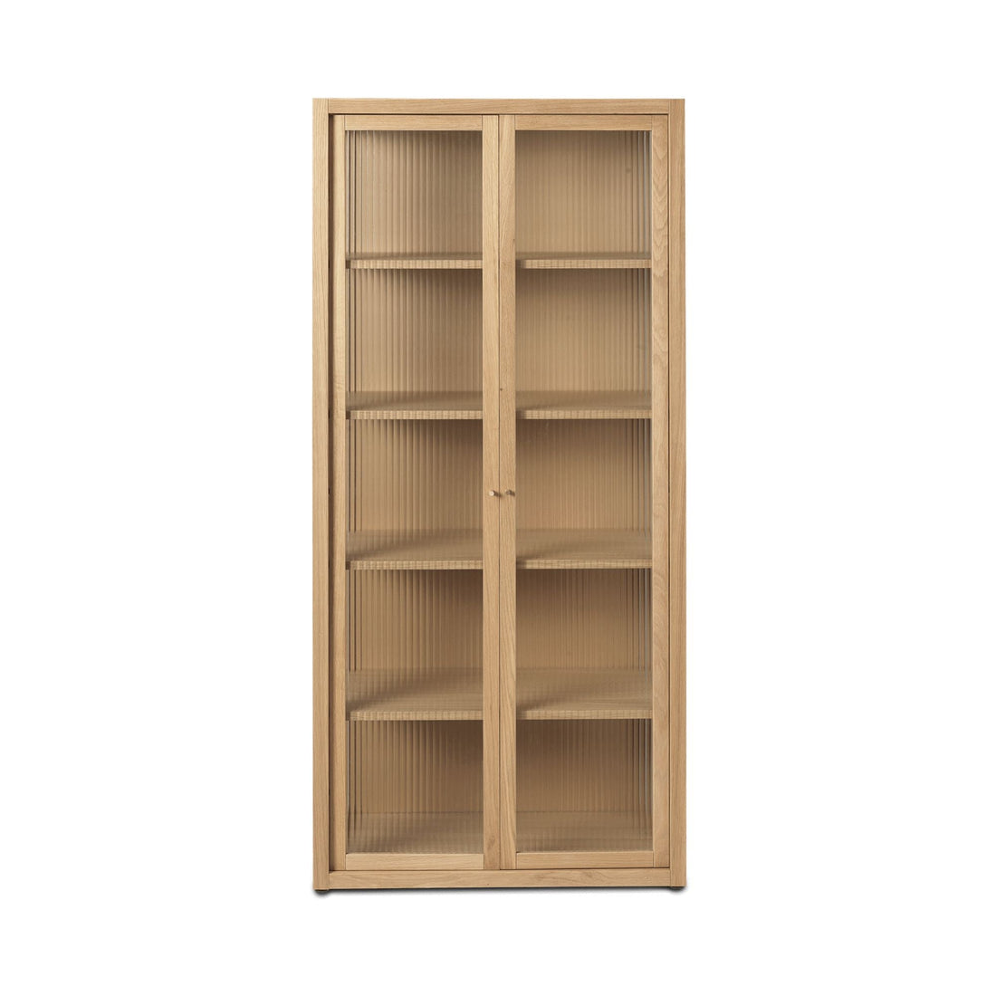Reed Vitrine - Natural Oak