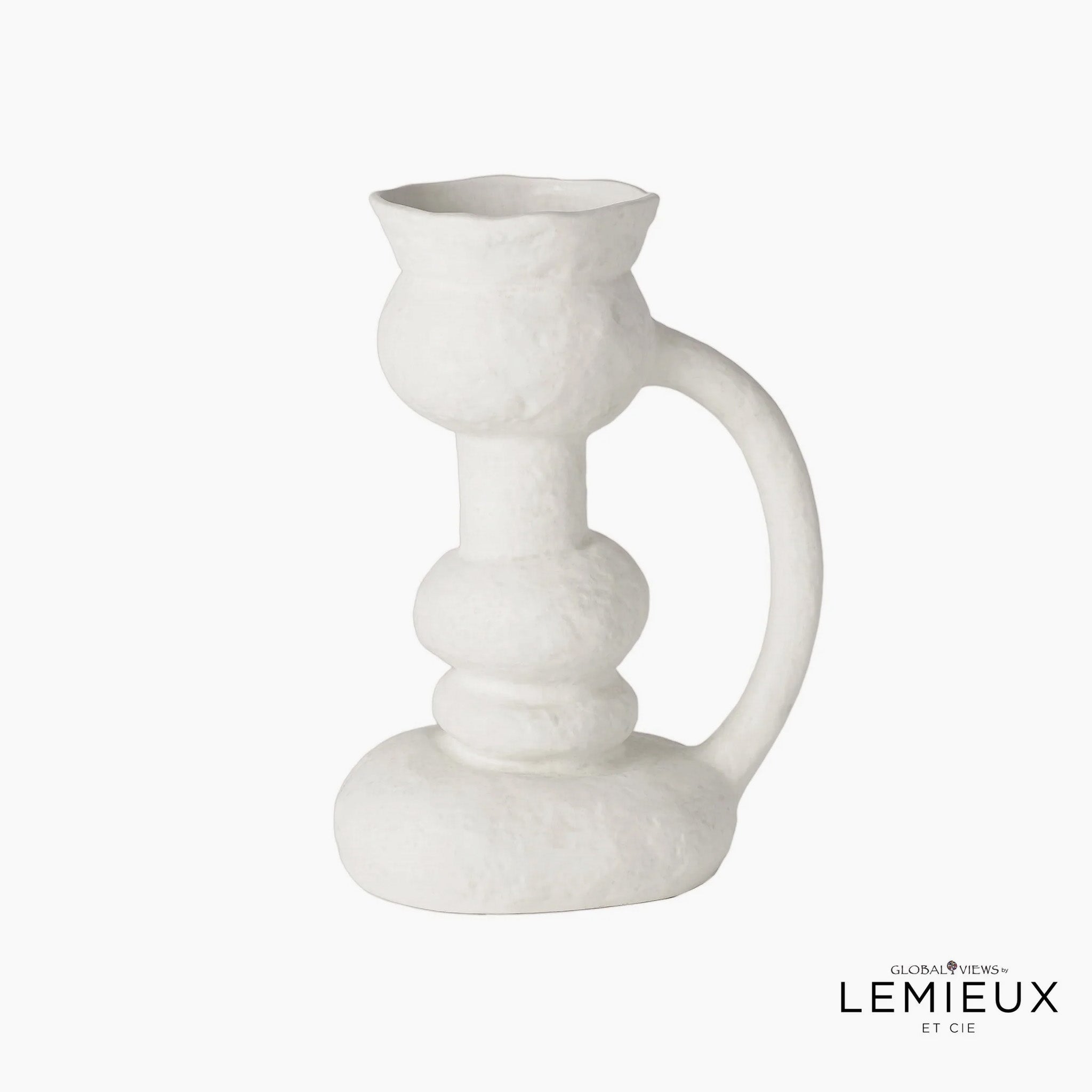 Lemieux Et Cie Remi Vase-White