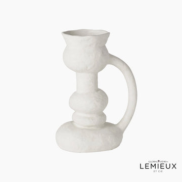 Lemieux Et Cie Remi Vase-White