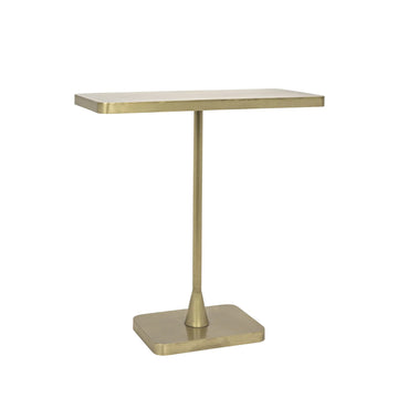 Rhoda Side Table, Metal with Brass Finish - Floor Model - Grade C