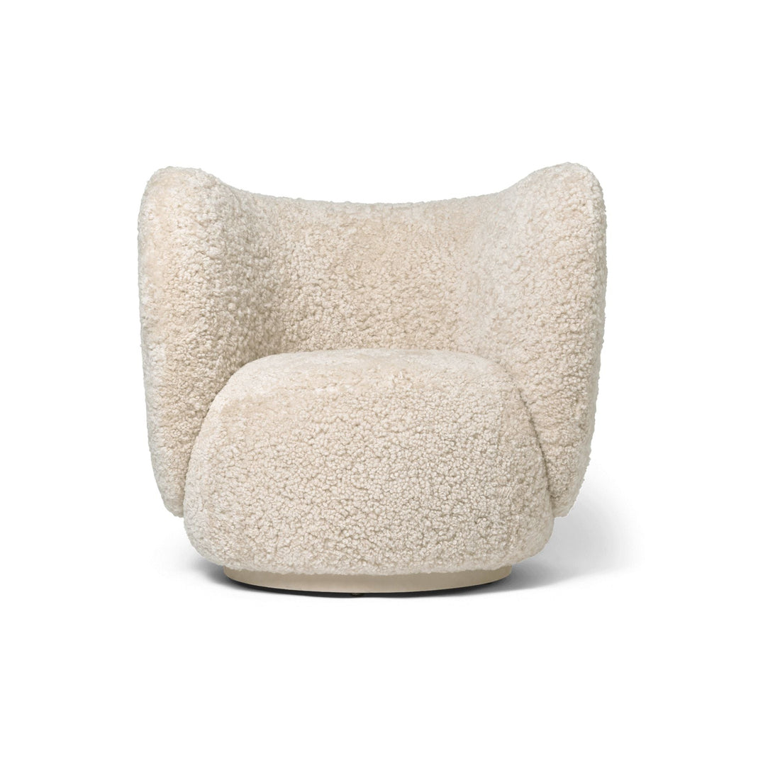 Rico Lounge Chair - Sheepskin - Moonlight