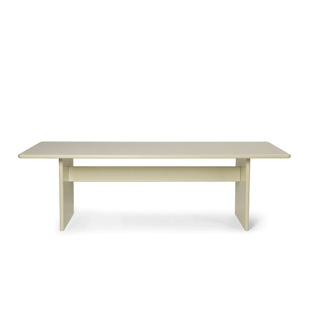 Rink Dining Table - Eggshell