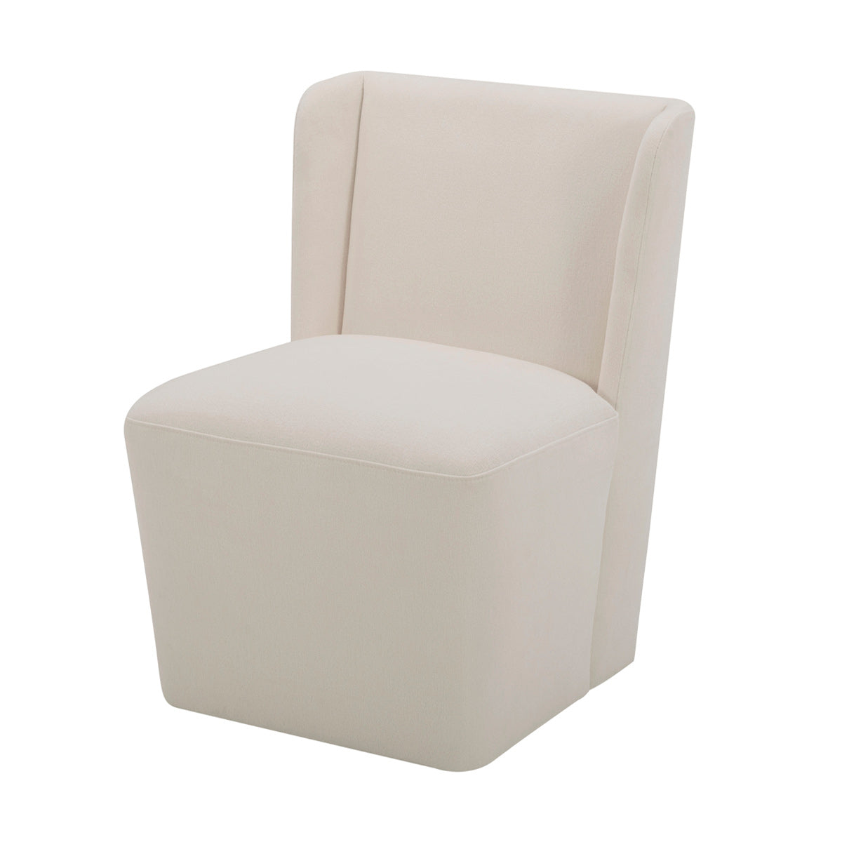 Rosalie Dining Chair w/ Casters- Performance Fabric