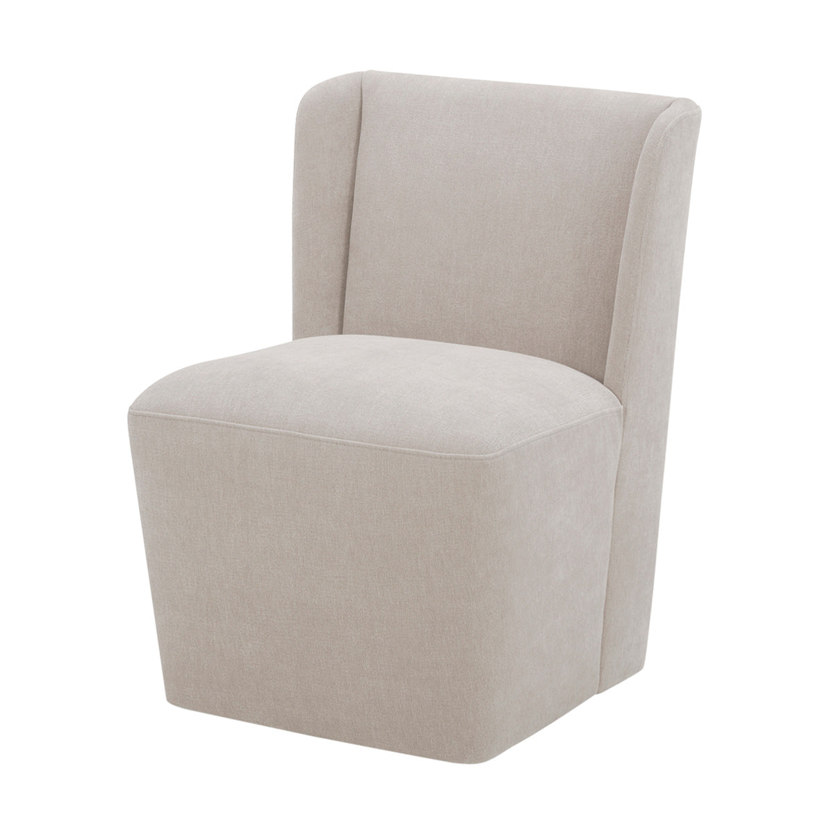 Rosalie Dining Chair w/ Casters- Performance Fabric