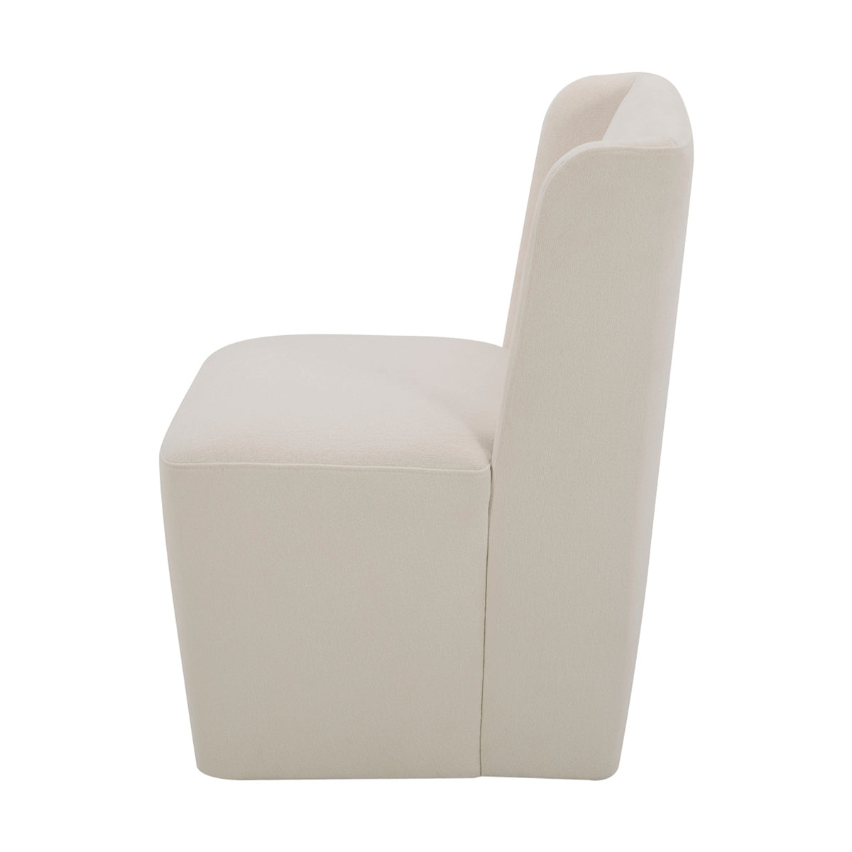 Rosalie Dining Chair w/ Casters- Performance Fabric