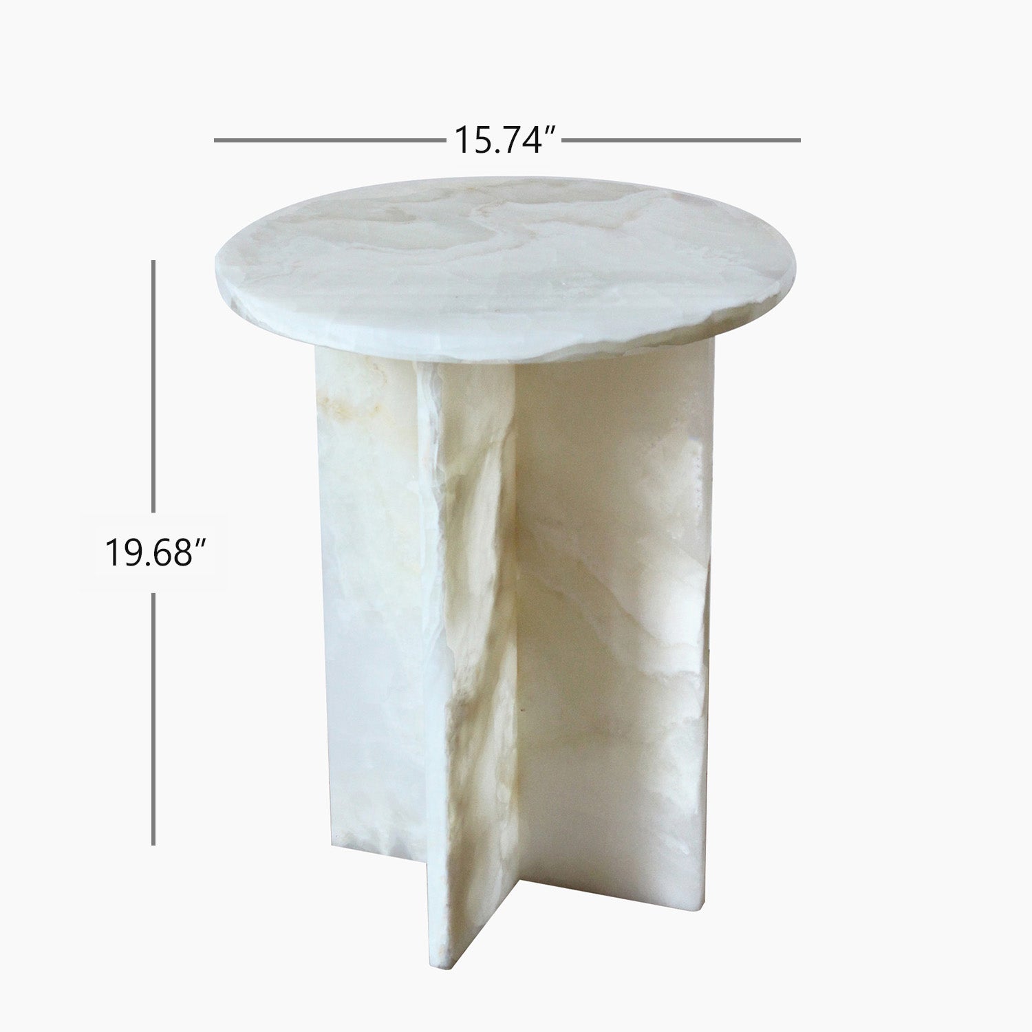 Rosie White Onyx Table