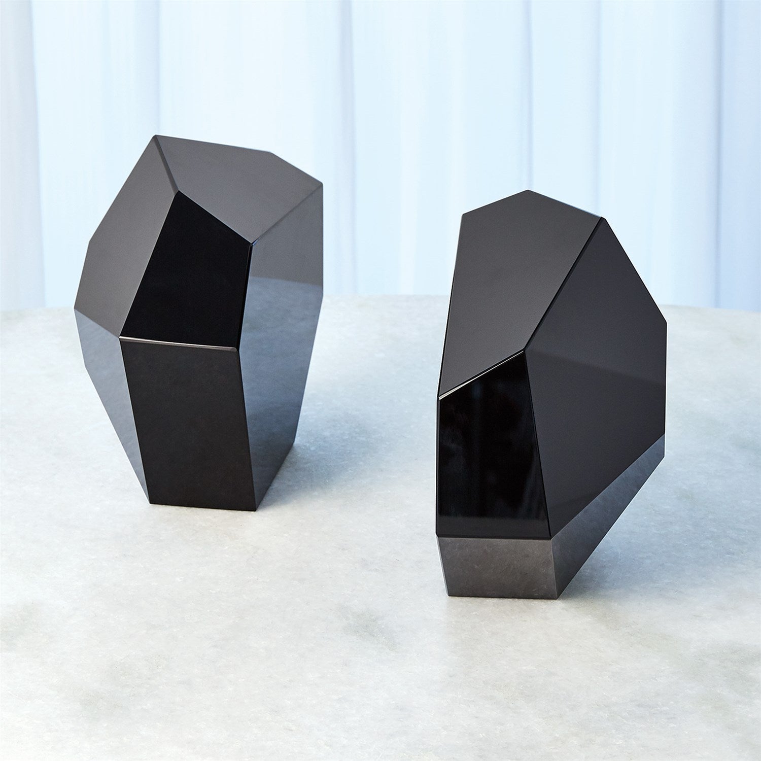 S/2 Crystal Bookends