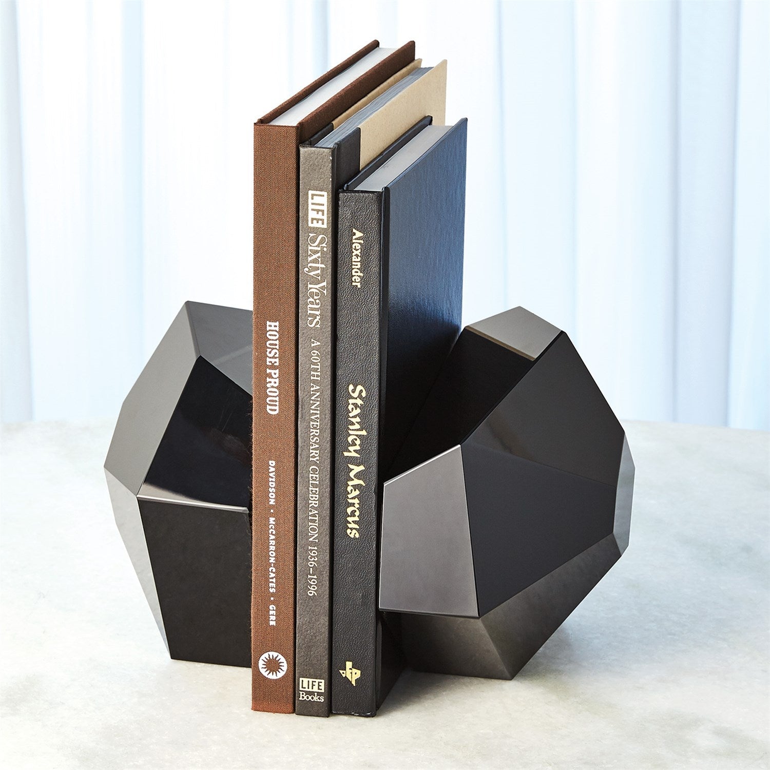 S/2 Crystal Bookends