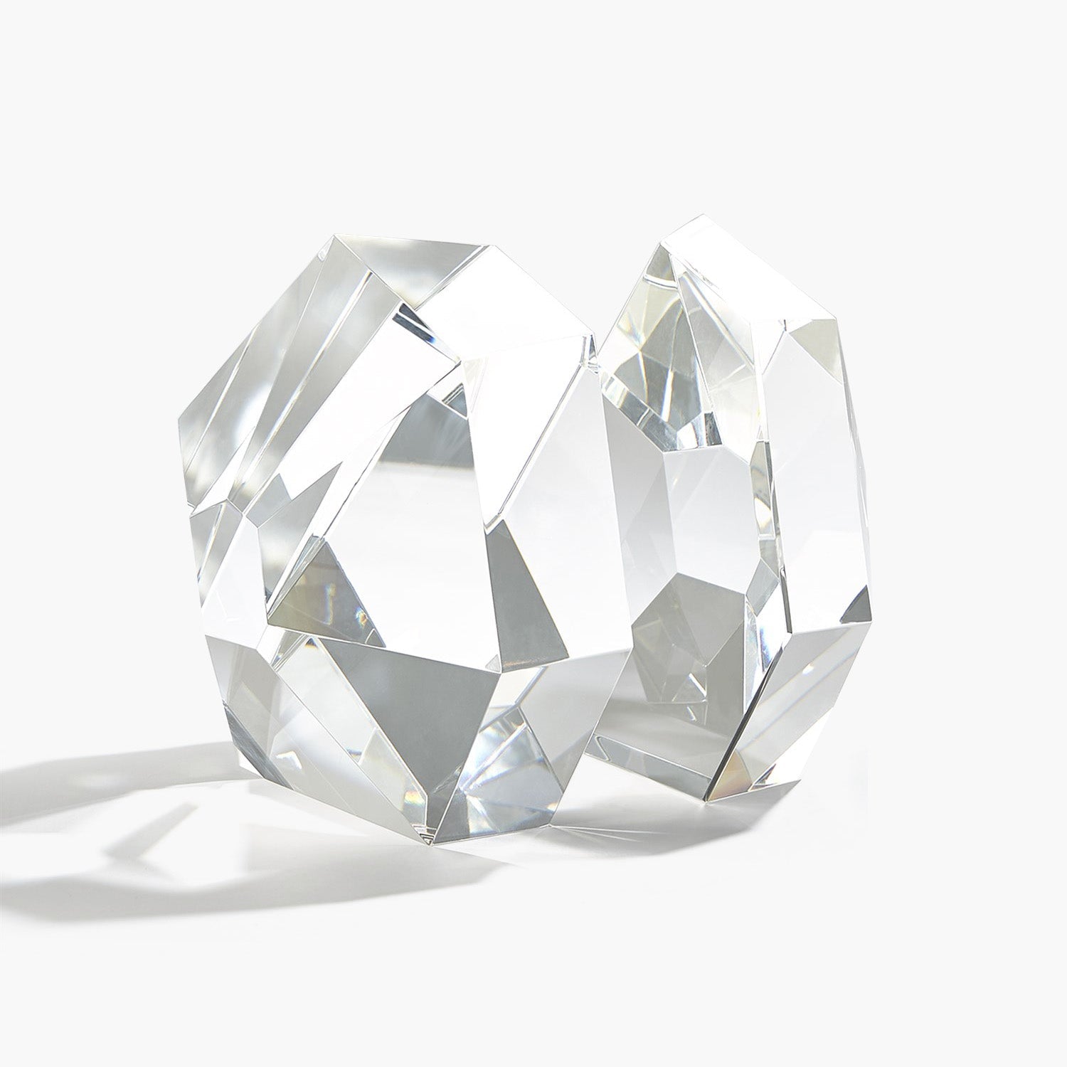 S/2 Crystal Bookends