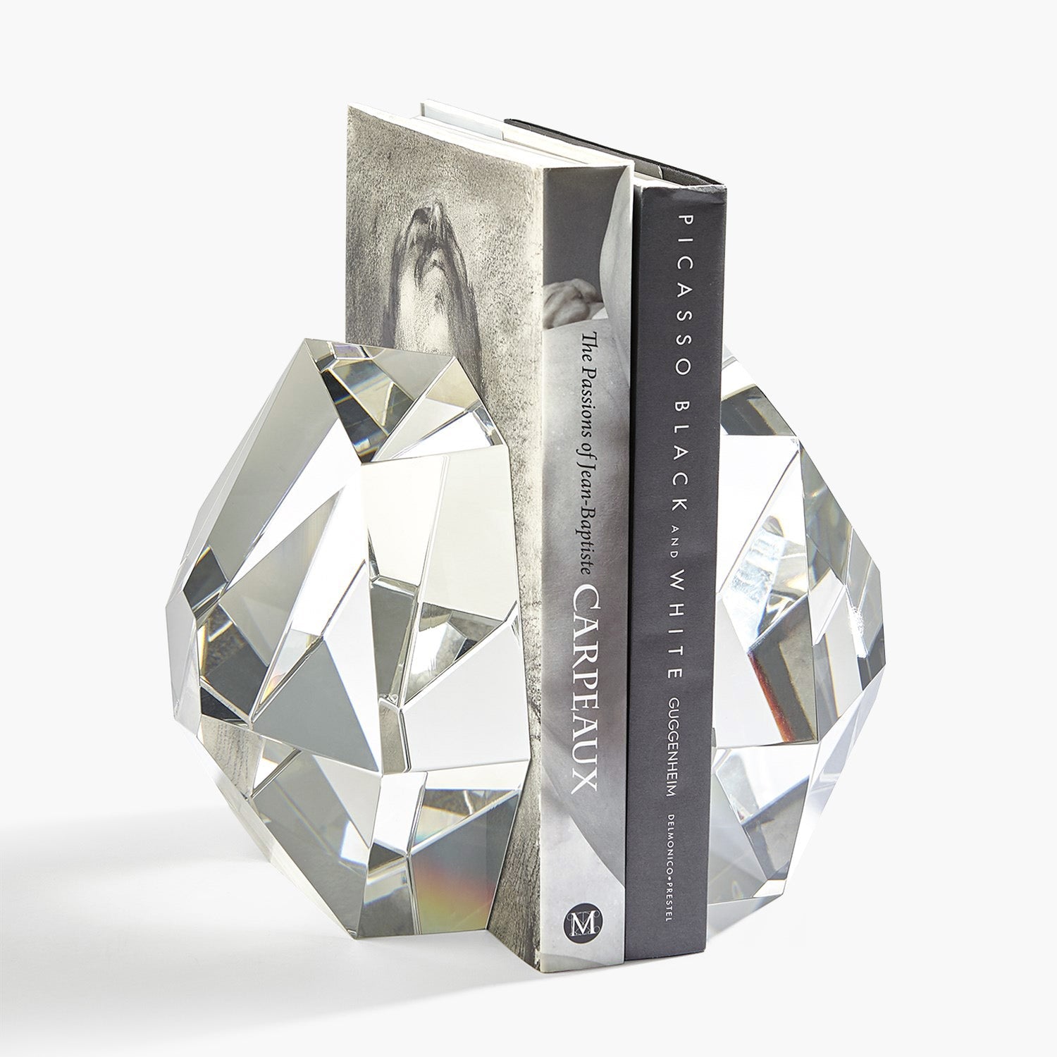 S/2 Crystal Bookends