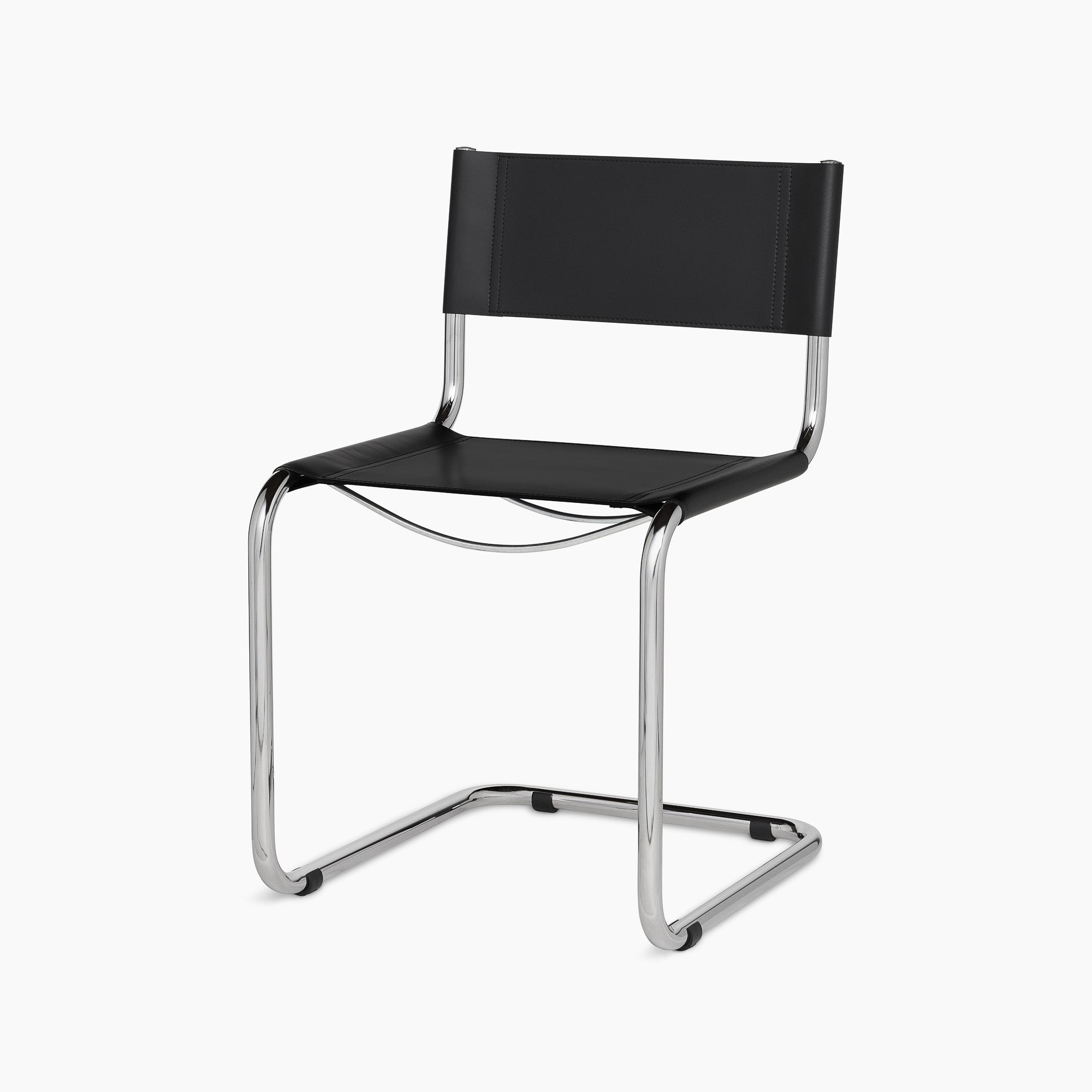 Stam Leather Side Chair