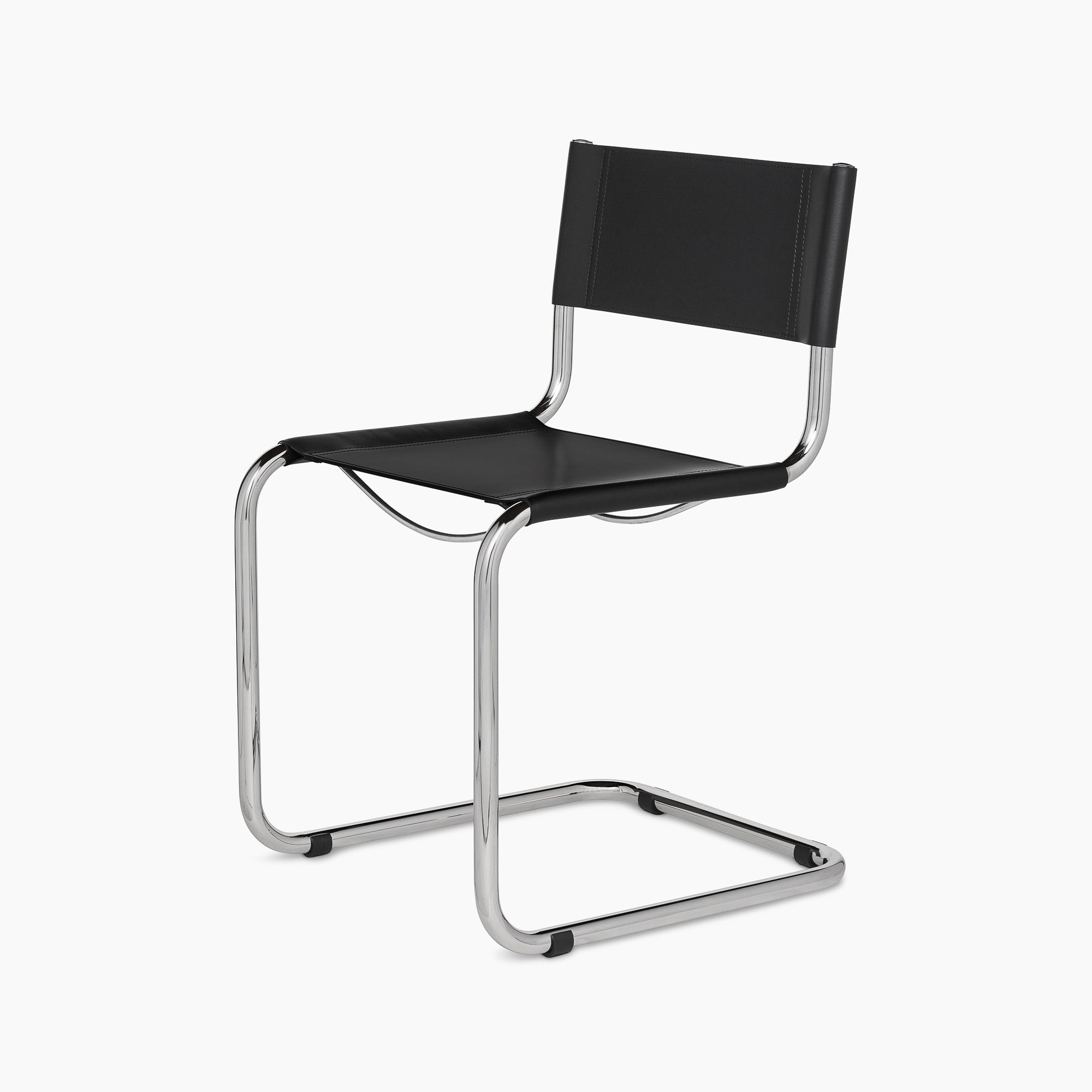 Stam Leather Side Chair